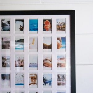 16" x 20" 25 Photo Instant Mini MAT ONLY (bring your own frame) (+ Prints) Multi Photo Frame | Cool Gift Ideas | Wall Art | Decor | Collage