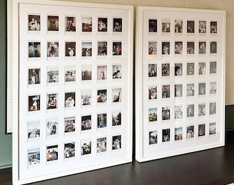 18&quot; x 24&quot; 36 Photo Instax Mini Photo Mat | Instax Frame | Multi Photo Frame | Cool Gift Ideas | Wall Art | Gallery Wall | Collage