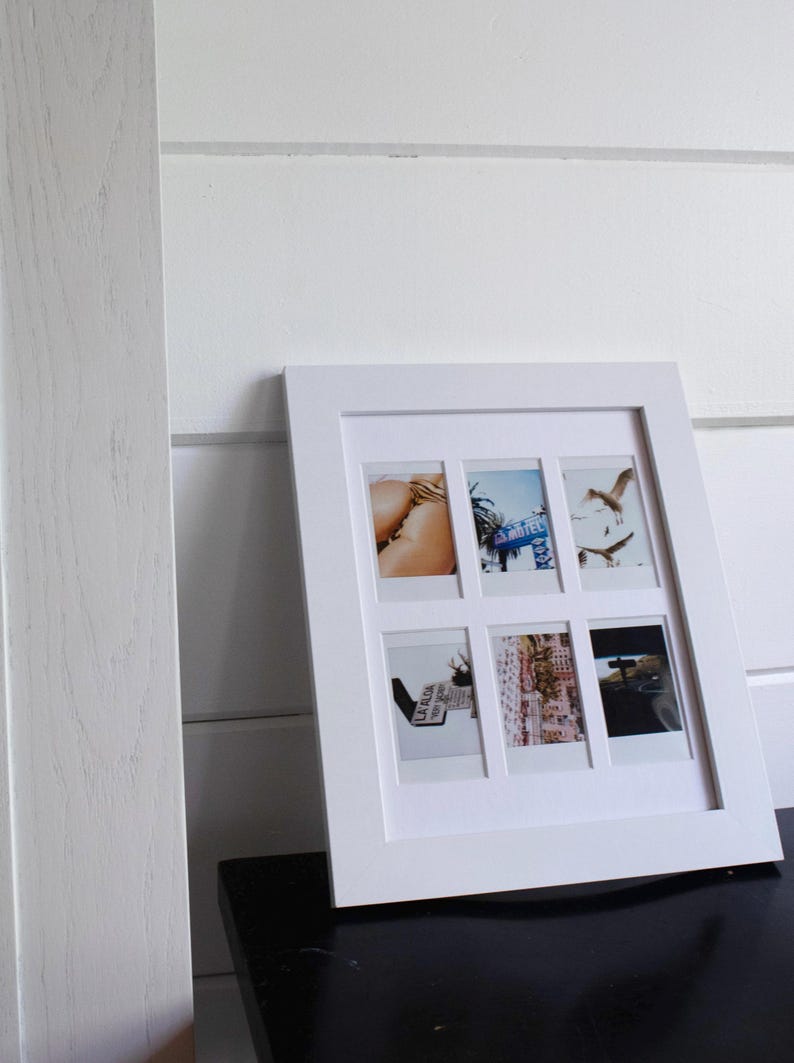 Large Instax Mini Frame Solution for Multiple Photos: Photo Mat for Any Size Frame 3 - 81 Photos image 8