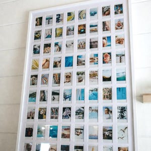 Large Instax Mini Frame Solution for Multiple Photos: Photo Mat for Any Size Frame 3 - 81 Photos image 4