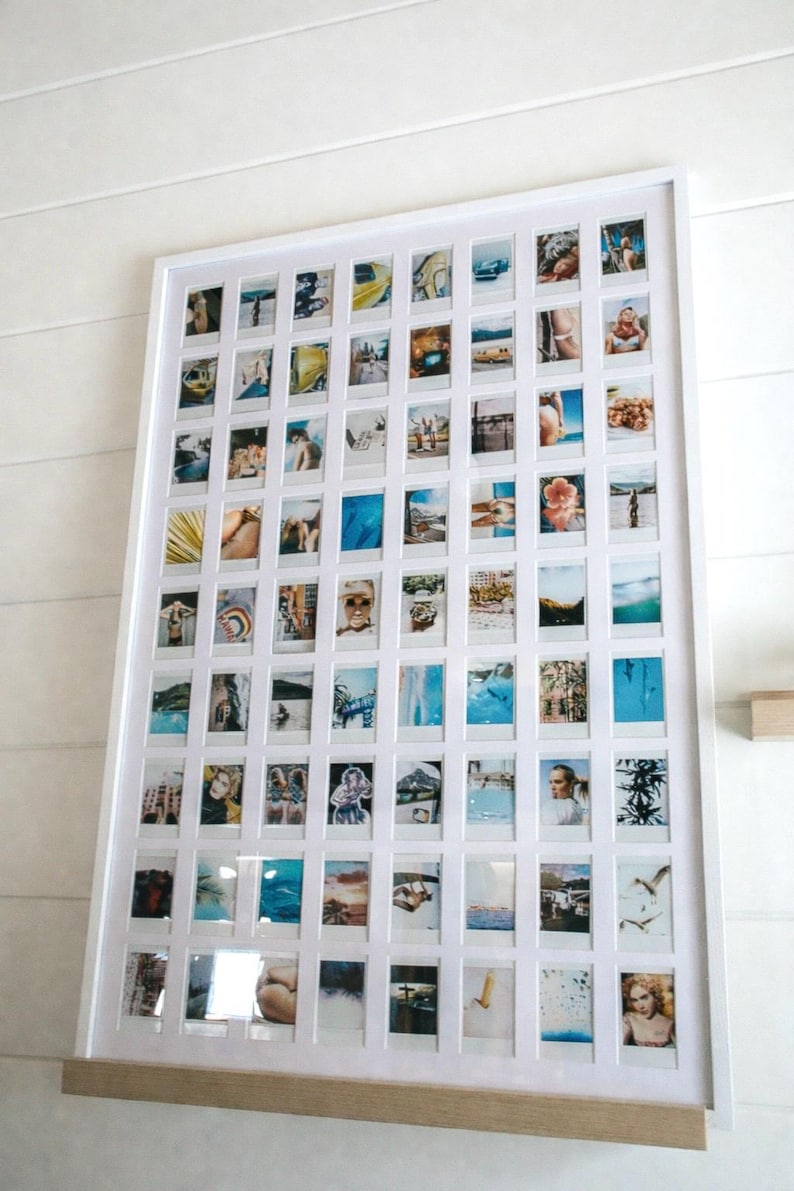 Large Instax Mini Frame Solution for Multiple Photos: Photo Mat for Any Size Frame 3 - 81 Photos image 4
