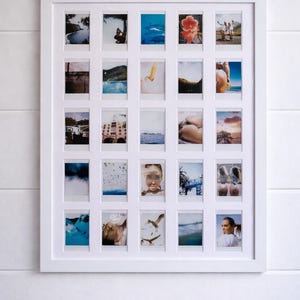 Large Instax Mini Frame Solution for Multiple Photos: Photo Mat for Any Size Frame 3 - 81 Photos image 10