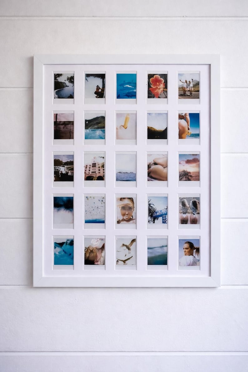 Large Instax Mini Frame Solution for Multiple Photos: Photo Mat for Any Size Frame 3 - 81 Photos image 10