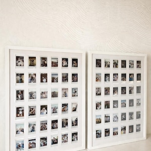 Large Instax Mini Frame Solution for Multiple Photos: Photo Mat for Any Size Frame 3 - 81 Photos image 5