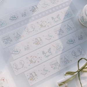 Sample - Shopping/Briefpapier/Universe/Baseball Boy/Mountain/Les filles/Girl es Party/Patisserie/Cake/Bows Washi Masking Tape by JYZACCA