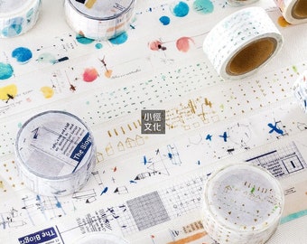 decorative tape Safflower Green Chamil Garden Washi Tape