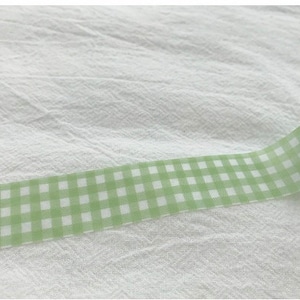 Exemple - Colorful Green/Pink/Beige/Blue/Yellow Plaid/Checker washi masquage tape par Luzhisuo pour Journal Card Deco