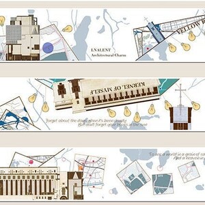 Sample - Architecture/Girl/Elete/Iris/Rose/Orchidee/Kinderzimmer Rhyme/Observation/Forest Song Washi tape by Lnalent for Journal/Card Deco