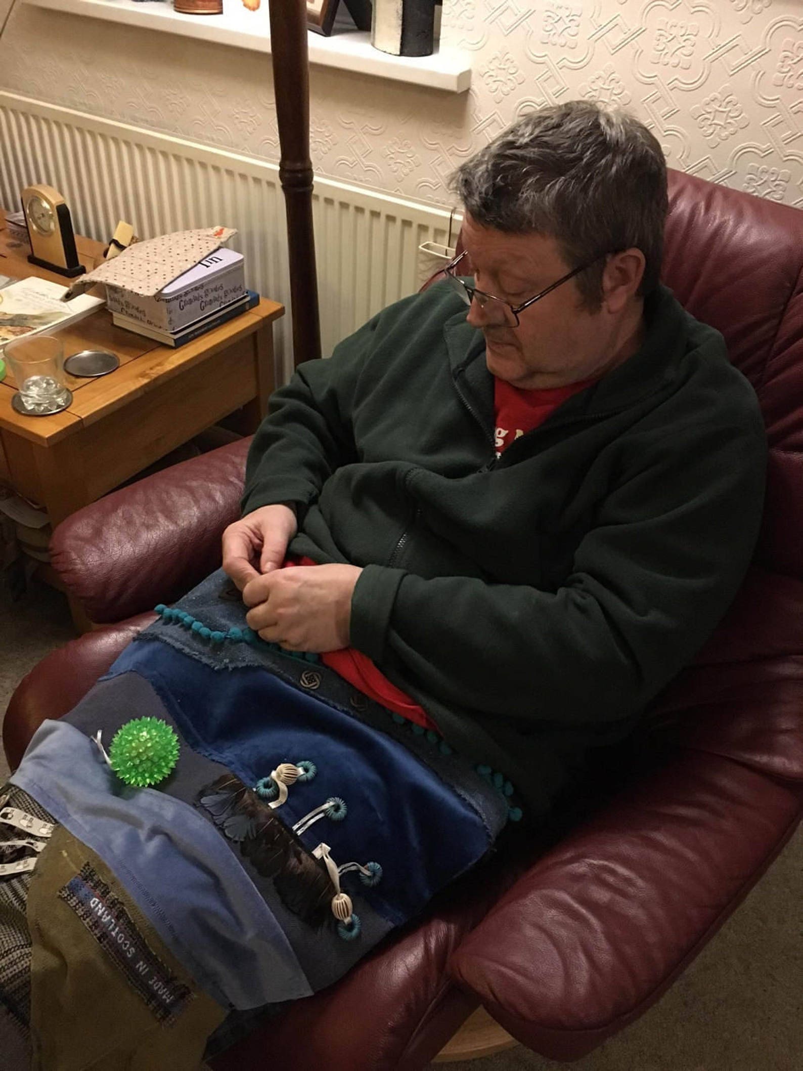 Custom made Fidget blanket for adults who have Alzheimers / Etsy