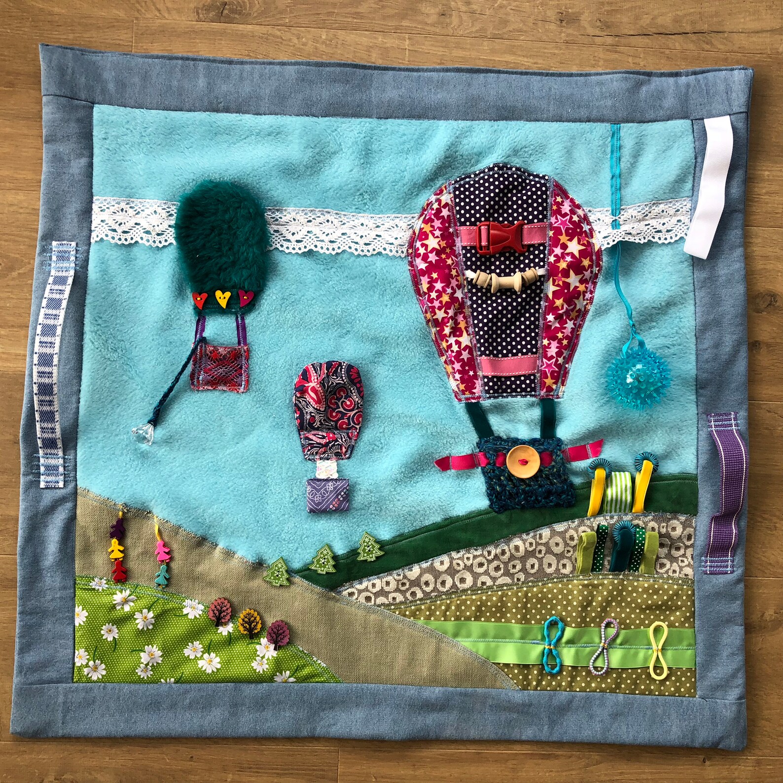 Custom made Fidget blanket for adults who have Alzheimers / Etsy