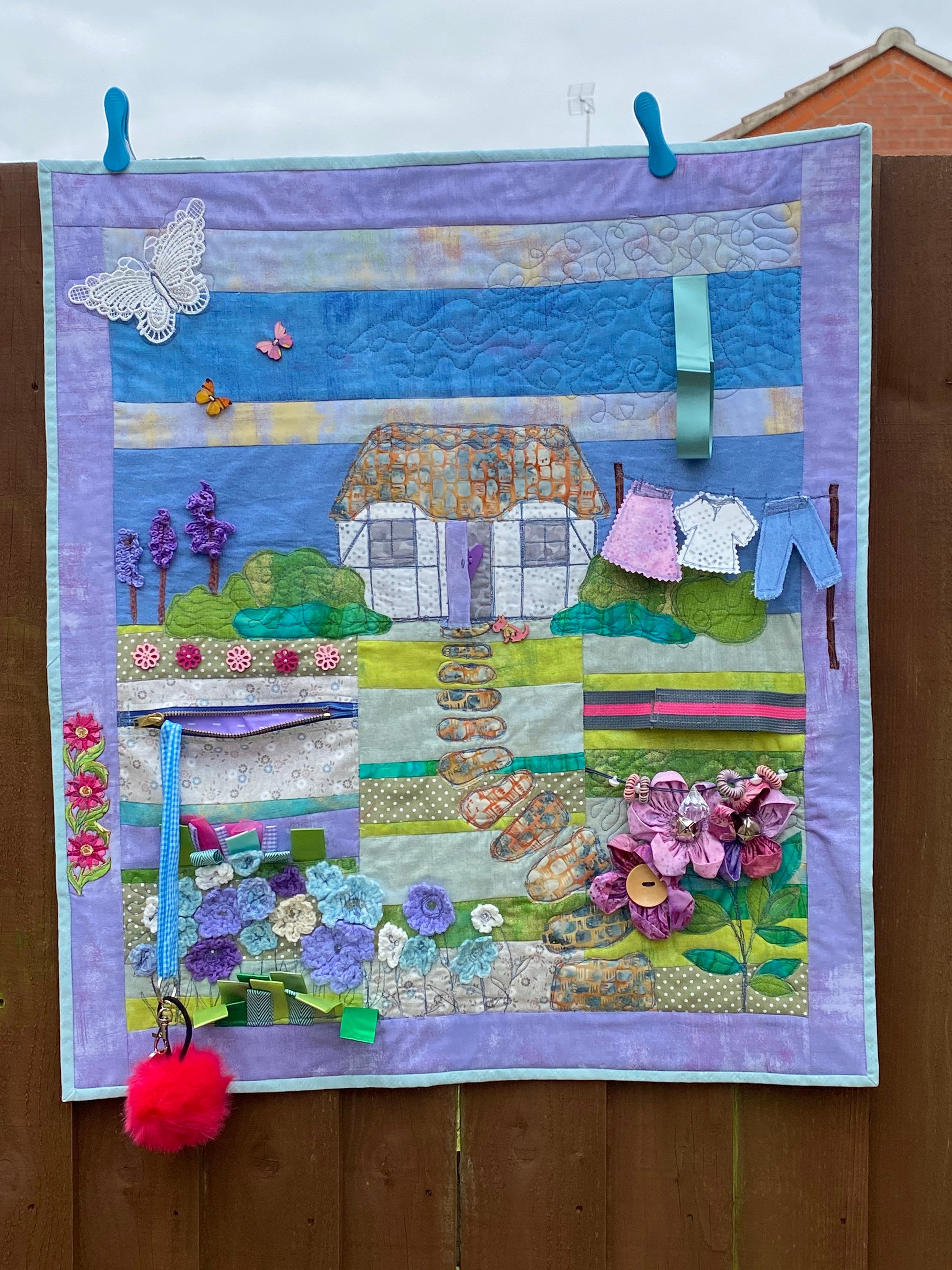 Custom made Fidget blanket for adults who have Alzheimers / Etsy