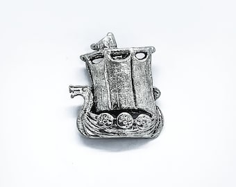 Viking Longboat pin