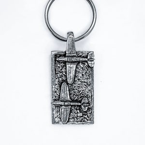 Spitfire and Hurricane keychain