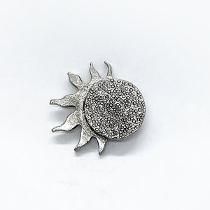 Partial Solar Eclipse - Pewter pin