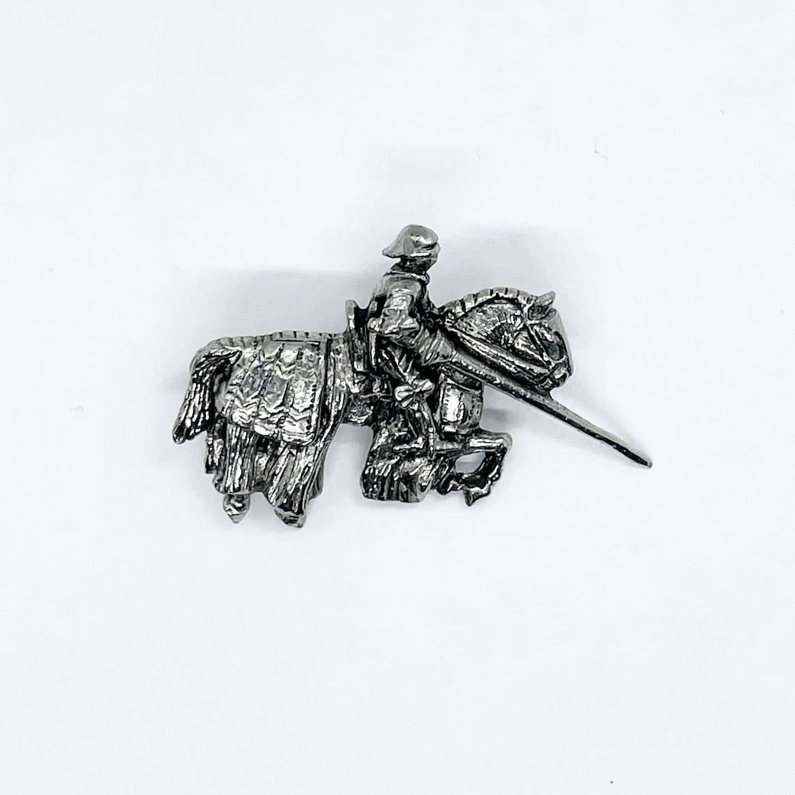 Knight Jousting Pin Badge - Etsy
