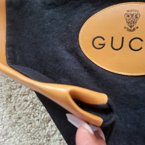 Unisex Vintage Gucci Shopper Tote Shoe Bag - image 6