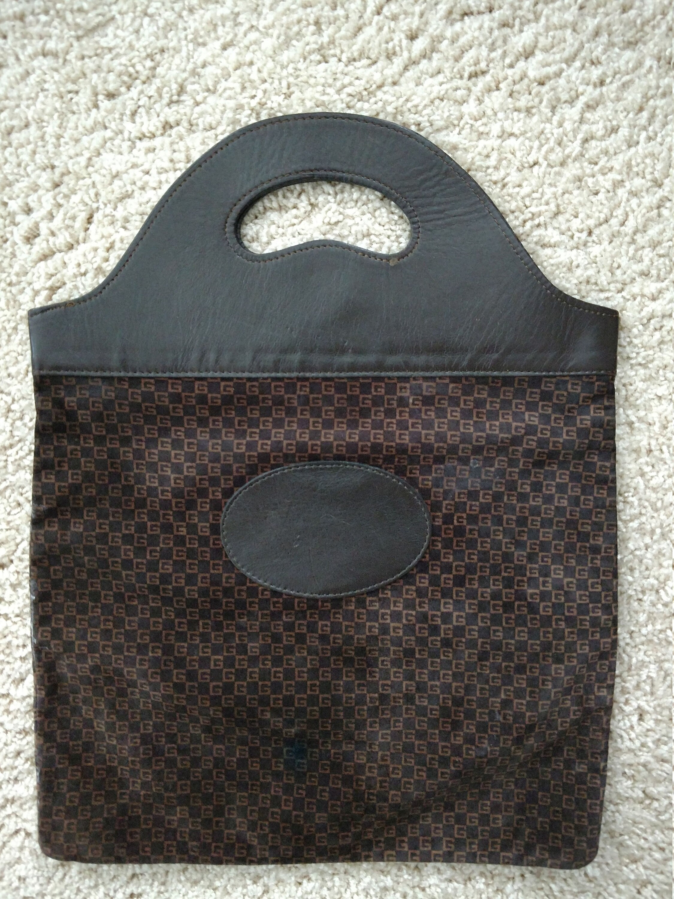 vintage gucci shopper tote