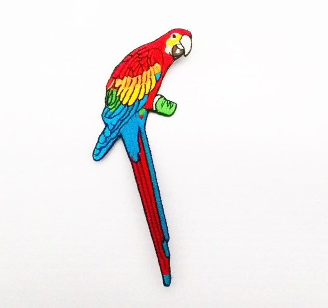 Parrot Bird Iron on Patch. Etsy