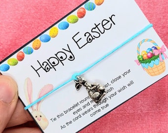 Happy Easter, Wish Bracelet, Wish String, Special Gift, Easter Gift, Gift For Easter, Easter Bunny, Easter Gifts, Easter, Easter Egg, Bunny