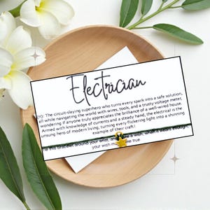 Electrician Definition, Wish Bracelet, Wish String, Someone Special, Friendship Bracelet, Charm Bracelet, Thank You Gift, Appreciation Gift