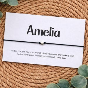 Gepersonaliseerd | Wensarmband | Bedel | Vriendschapsarmband | Wensreeks | Cadeau voor vriend | Voeg je naam toe | Creëer je eigen