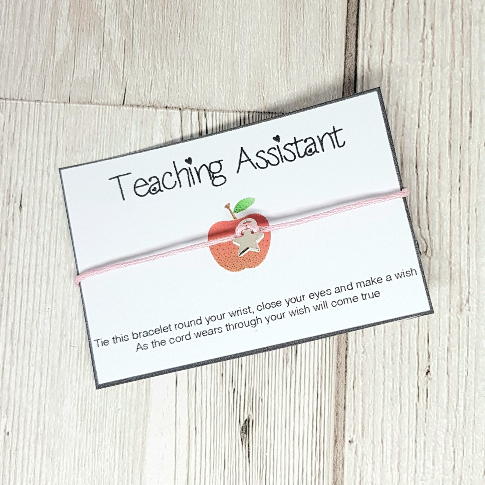 Teaching Assistant, Wish Bracelet, Wish String, Thank You Teacher, En…
