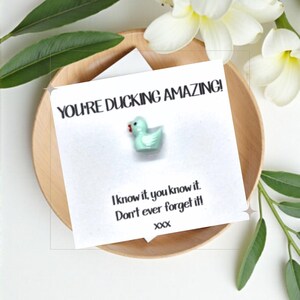 You&#39;re Ducking Great, Friendship Gift, Colleague Gift, Cheer Up Gift, Motivational Gift, Thank You Gift, Supportive Gift, Inspiring Gift