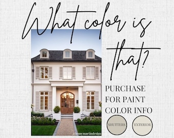 House Exterior Paint Color Inspo Moodboard