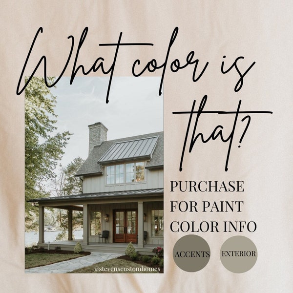 House Exterior Paint Color Inspo Moodboard