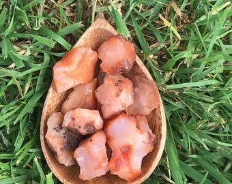 Raw Carnelian Chunks Banded Carnelian Crystal Grid Set Raw Carnelian Rough Carnelian Crystal Healing