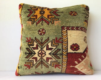 50x50 cm 20x20 inch,Rug Pillows,Kilim Pillow,Carpet Pillow,Moroccon Pillow,Decorative Pillow,Handmade Pillow,Oriental Pillow,Accent Pillows,
