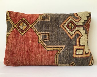 60x40 cm 24x16 inch,Kilim Pillow,Rug Pillow,Carpet Pillow,Moroccon Pillow,Accent Pillow,Handmade Pillow,Bench Pillow,Rug Cushion,Rug Pillows