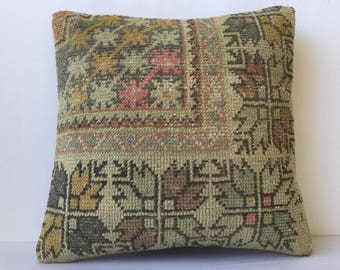 20x20 inch 50x50 cm Rug Pillows,Kilim Pillow,Carpet Pillow,Moroccon Pillow,Decorative Pillow,Handmade Pillow,Oriental Pillow,Accent Pillows,