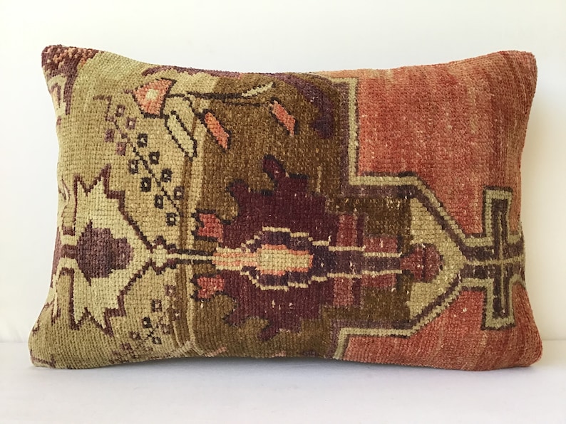 60x40 cm 24x16 inch,Kilim Pillow,Rug Pillow,Carpet Pillow,Moroccon Pillow,Accent Pillow,Handmade Pillow,Bench Pillow,Rug Cushion,Rug Pillows