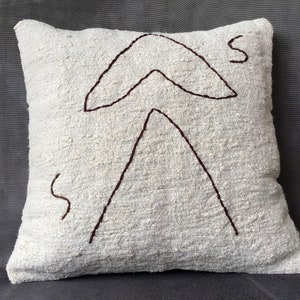 50x50 cm 20x20 pulgadas, almohada Kilim, funda de almohada Kilim, almohada de alfombra, almohada decorativa, almohada marroquí, almohada étnica, almohadas antiguas, almohadas de alfombra