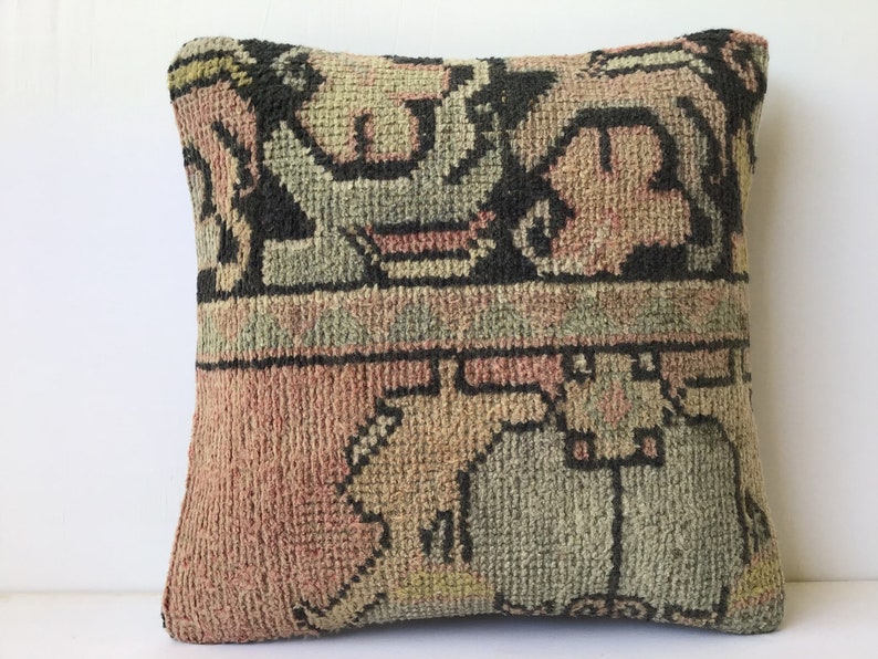 40x40 cm 16x16 inch,Throw Pillow,Kilim Pillow,Carpet Pillow,Moroccon Pillow,Decorative Pillow,Ethnic Pillow,Antique Pillows,Rug Pillows