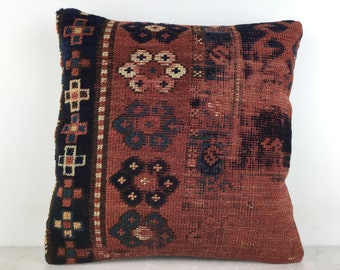 20x20 inch 50x50 cm Rug Pillows,Kilim Pillow,Carpet Pillow,Moroccon Pillow,Decorative Pillow,Handmade Pillow,Oriental Pillow,Accent Pillows,