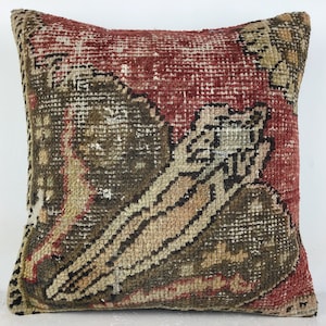 45x45 cm 18x18 inches,Kilim Pillow,Antique Pillow,Carpet Pillow,Moroccon Pillow,Decorative Pillow,Throw Pillow,Bench Pillows,Rug Pillows,Rug