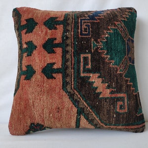 45x45 cm 18x18 inches,Kilim Pillow,Antique Pillow,Carpet Pillow,Moroccon Pillow,Decorative Pillow,Throw Pillow,Bench Pillows,Rug Pillows,Rug