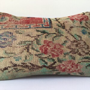 60x40cm, Kelim Kissen, Teppichkissen, marokkanisches Kissen, Akzentkissen, Handgefertigtes Kissen, Bankkissen