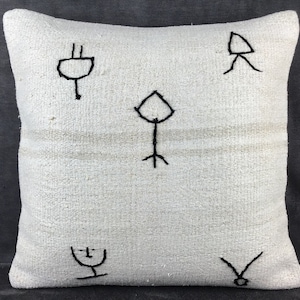 50x50 cm 20x20 pulgadas, almohada Kilim, funda de almohada Kilim, almohada de alfombra, almohada decorativa, almohada marroquí, almohada étnica, almohadas antiguas, almohadas de alfombra