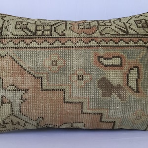 60x40cm, 24x16 inches, Kilim Pillow, Carpet Pillow, Moroccan Pillow, Accent Pillow, Handmade Pillow, Bench Pillow, Rug Pillow, Cushion