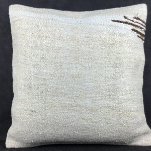 50x50 cm 20x20 pulgadas, almohada Kilim, funda de almohada Kilim, almohada de alfombra, almohada decorativa, almohada marroquí, almohada étnica, almohadas antiguas, almohadas de alfombra