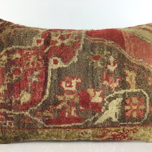 60x40cm, 24x16 inches, Kilim Pillow, Carpet Pillow, Moroccan Pillow, Accent Pillow, Handmade Pillow, Bench Pillow, Rug Pillow, Cushion