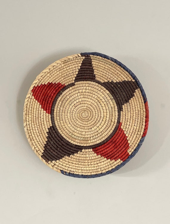 Handmade Wall Basket, Boho Home Decor, Woven Natural Wall Art, Unique Gift for Women, Rustic Wall Hanging, Valentines Day Gift for Her