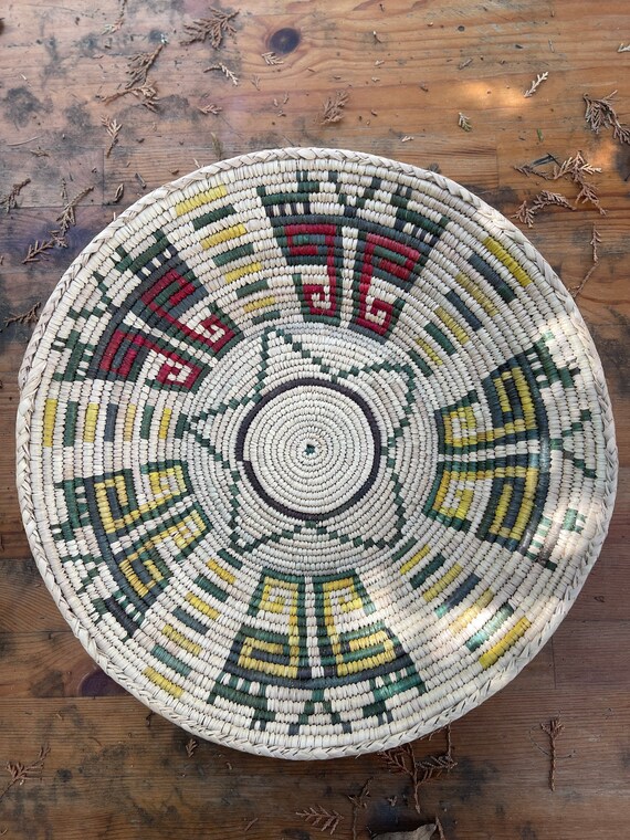 Handmade African Wall Basket, Boho Woven Decor, Valentines Day Basket, Handmade Wall Decor, Valentines Day Gift for Her