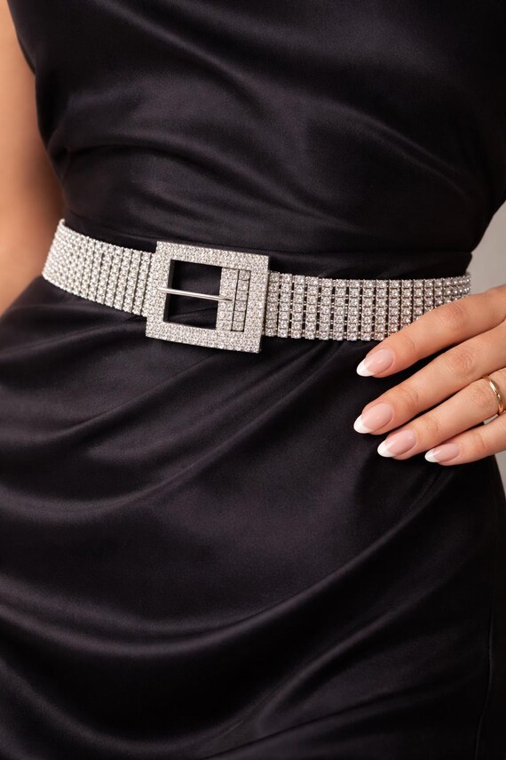 rhinestone corset belt