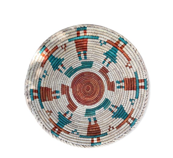 African Wall Basket, Boho Woven Decor, Valentines Day Basket, Handmade, Wall Decor Basket, Valentines Day Gift for Her