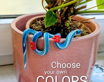 Portavaso a forma di serpente / scegli i tuoi colori / 16 colori a scelta