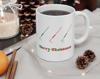 Gardener Funny Christmas Ceramic Mug, (11oz)